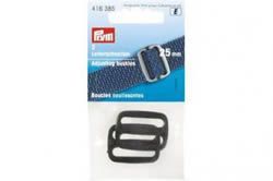 Leiterschnalle - Schwarz 25mm - 2 Stück 