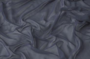 Geister-Chiffon Stoff - Hellgrau 