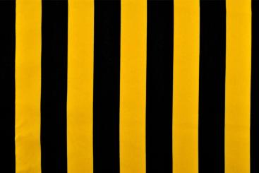 Universalstoff Block-Streifen - Schwarz/Gelb 