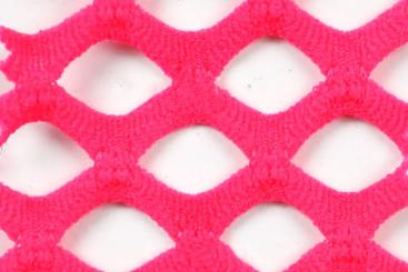 Netzstoff - Super-Elastik - Neon-Pink 