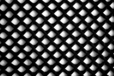 Netzstoff - Super-Elastik - Schwarz 