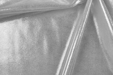 Sexy Tanzkleiderstoff Metallic - Silber 