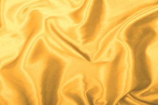 Satin Stoff Weihnachten - uni Gold