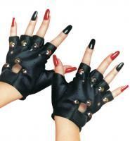 Punk-Handschuhe - Schwarz 
