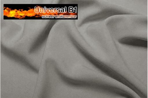 Universal Stoff B1 - 280 cm - schwer entflammbar Hellgrau