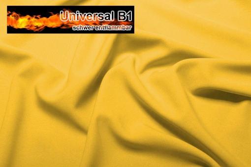 Universal Stoff B1 - 280 cm - schwer entflammbar Gelb