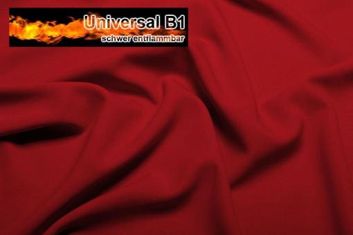Universal Stoff B1 - 280 cm - schwer entflammbar Rot