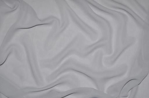 Chiffon Stoff Hellgrau
