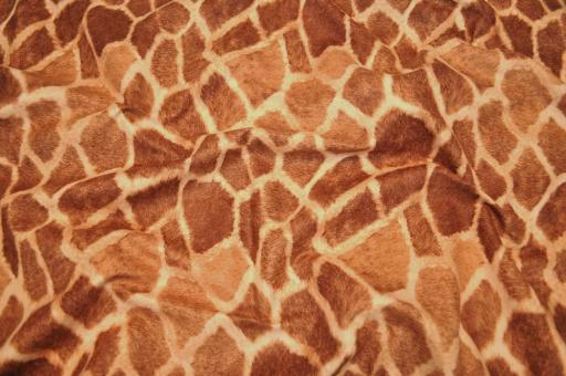 Microfaser Tierimitat Giraffe