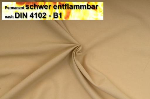 Trevira CS Fahnentuch Beige