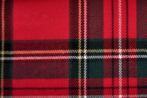 Schottenkaro Edinburgh Rot großkariert
