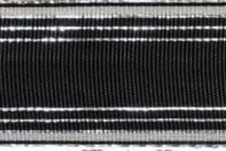 Stoffband Metallstreifen 25 mm - 20 m Rolle Schwarz