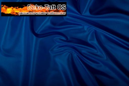 Deko-Taft - permanent schwer entflammbar - 310 cm Nachtblau