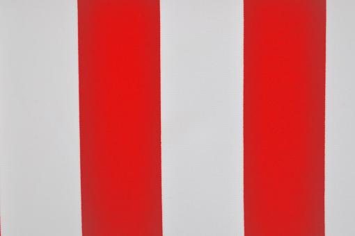Universalstoff - Streifen breit - Rot/Weiß 