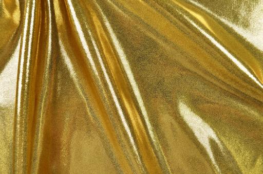 Sexy Tanzkleiderstoff Metallic - Gold 