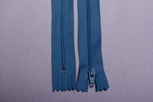 Kunststoff-Reißverschluss nicht teilbar - 40 cm Jeans gewaschen