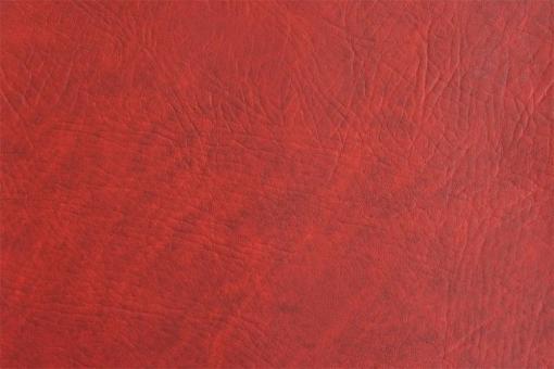 Büffelleder Imitat - Deluxe Rot-Marmor