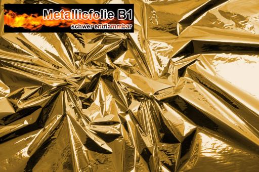 Metallicfolie B1 10 m Rolle Gold