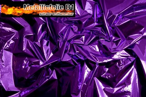 Metallicfolie B1 10 m Rolle Lila