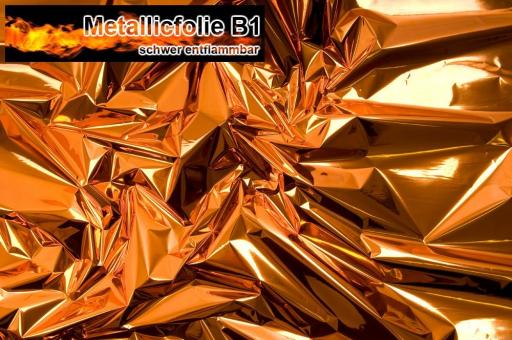 Metallicfolie B1 10 m Rolle Orange