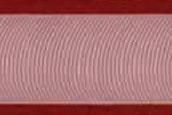 Organza/Satinband 10 mm - 50 m Rolle Bordeaux dunkel