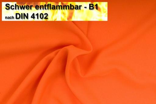 Allzweck-Stoff B1 flammhemmend Orange