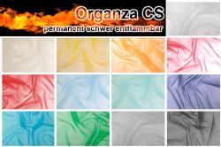 Organza - permanent schwer entflammbar - 300 cm 