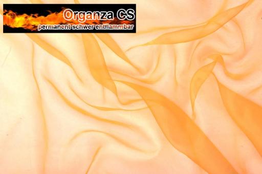 Organza - permanent schwer entflammbar - 300 cm Orange