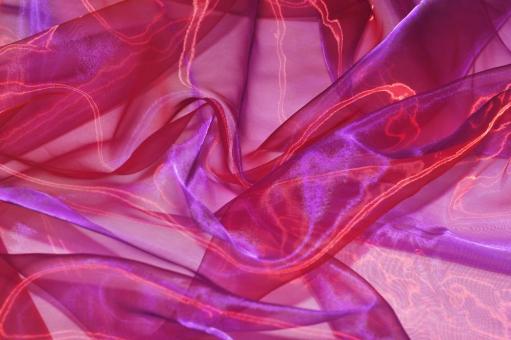 Organza 2-farbig Violett/Pink