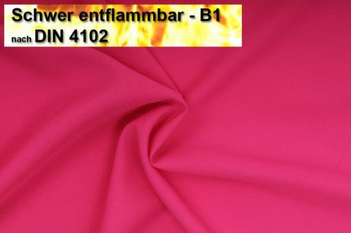 Allzweck-Stoff B1 flammhemmend Pink