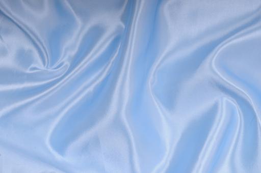 Satin - schwer entflammbar Hellblau