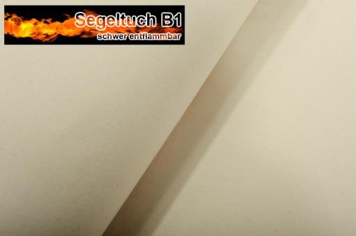 Segeltuch 430 g - B1 - 500 cm - Sand 