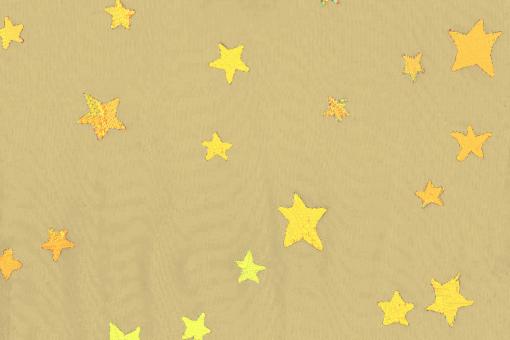 Organza Sternchen - Gold 