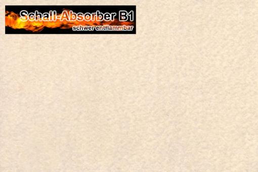 Schall-Absorber, schwer entflammbar  - Sand 