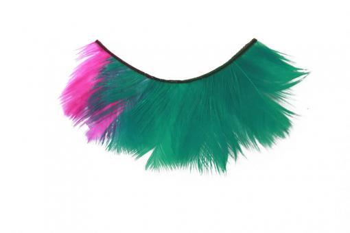 Wimpern Star Lashes Pink-Grün 