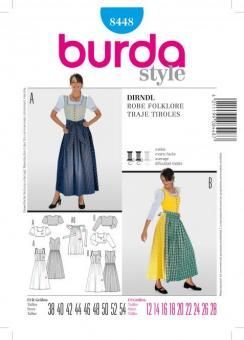 burda Schnittmuster 8448 - Dirndl 