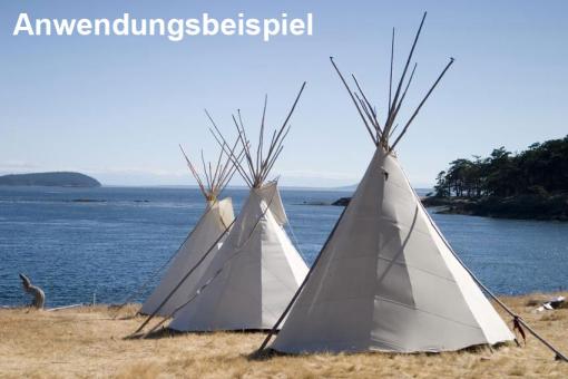 Tipi / Zeltstoff - wasserdicht - 90 cm 