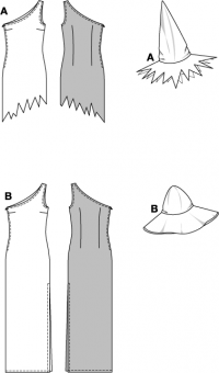 burda Schnittmuster 2469 - Hexe,Fliegenpilz 