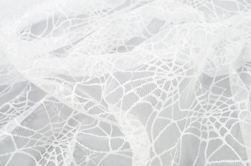 Tüll Spinnennetz - Weiß 