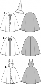 burda Schnittmuster 2494 - Zauberer,Pirat,Teufel 