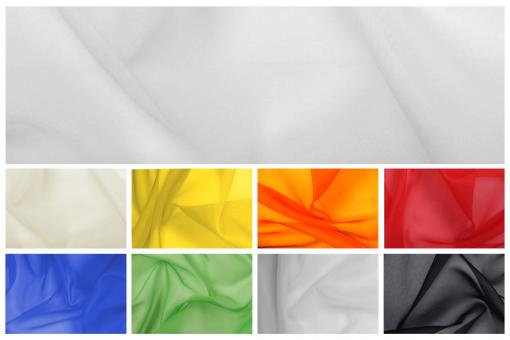 Voile - permanent schwer entflammbar - 300 cm 